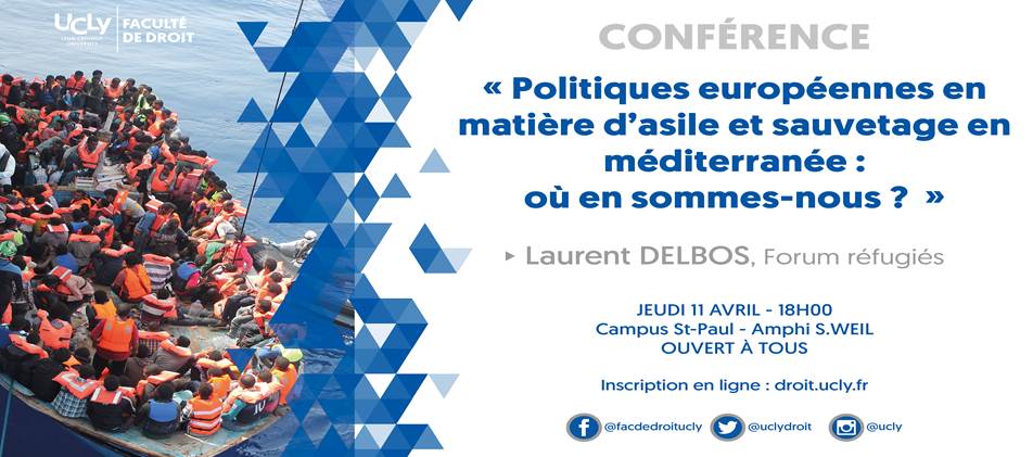 Conférence | Les politiques européennes en matière d’asile et de sauvetage en Méditerranée